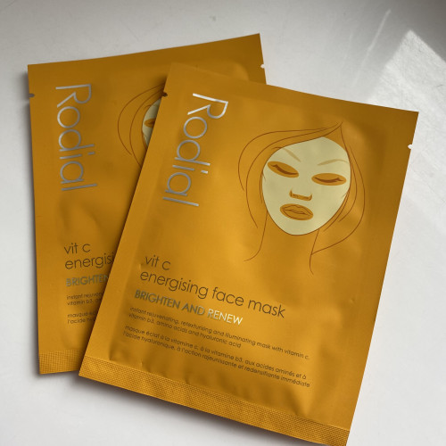 Rodial Vit C Energising Sheet Mask маска с витамином С, аминокислотами