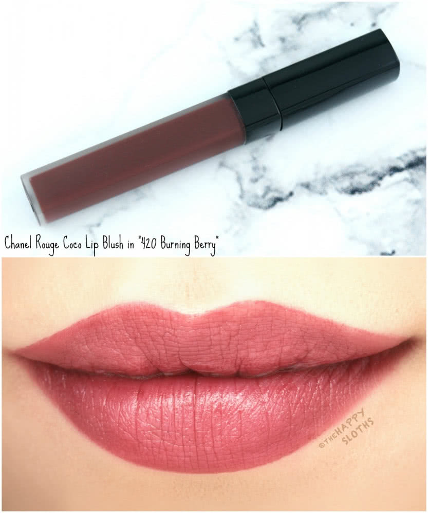 НОВЫЙ тинт помада для губ Chanel lip and blush 420 Burning Berry