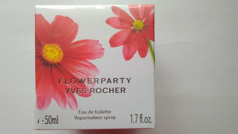 Flowerparty 50ml ( Цветочное Диско ) Ив Роше Yves Rocher Женская Парфюмерная вода духи туалетная
