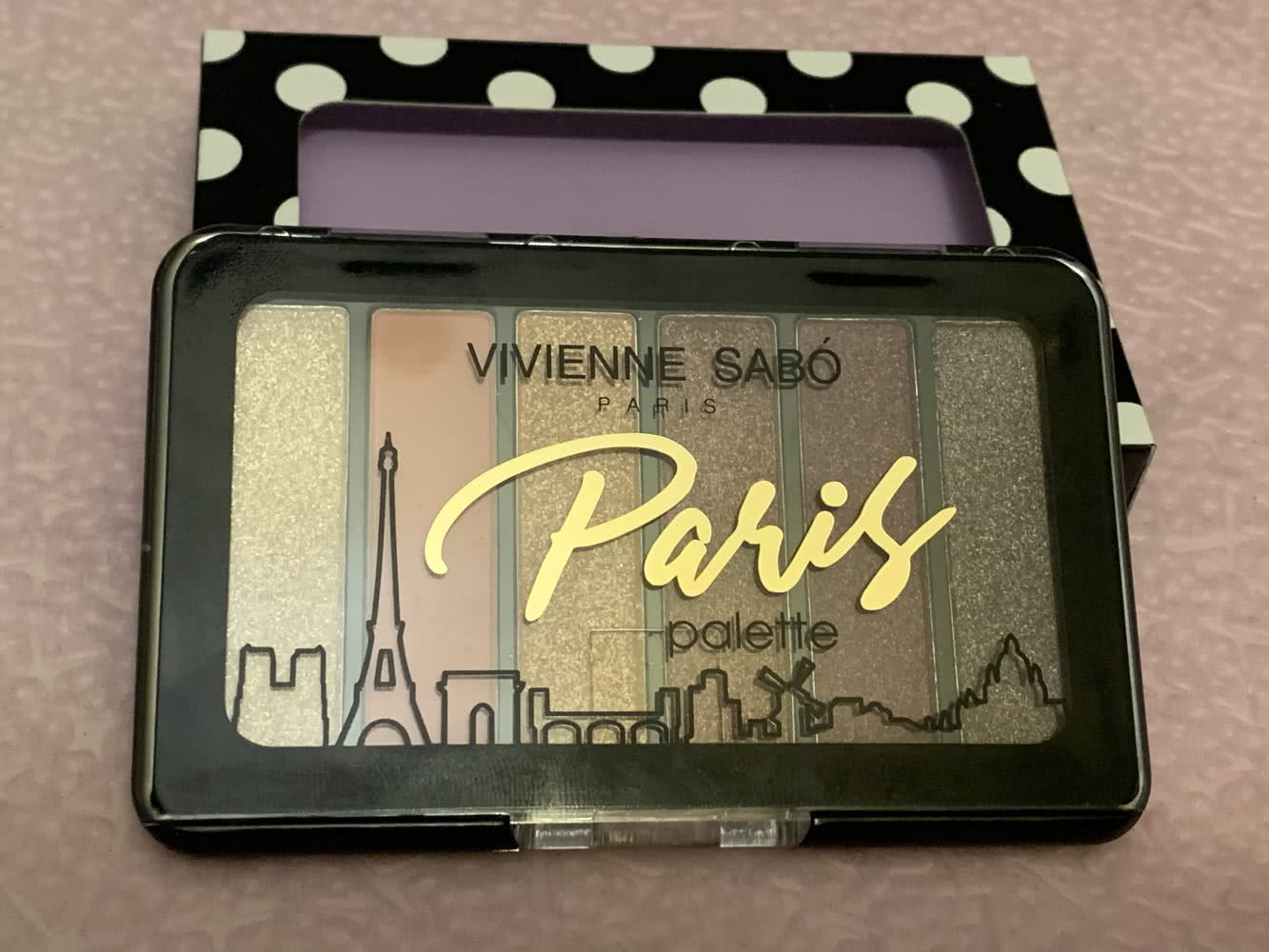 Vivienne Sabo Eyeshadow Mini Palette Палетка теней для век | 2 нюдовые оттенки Saint-Germain