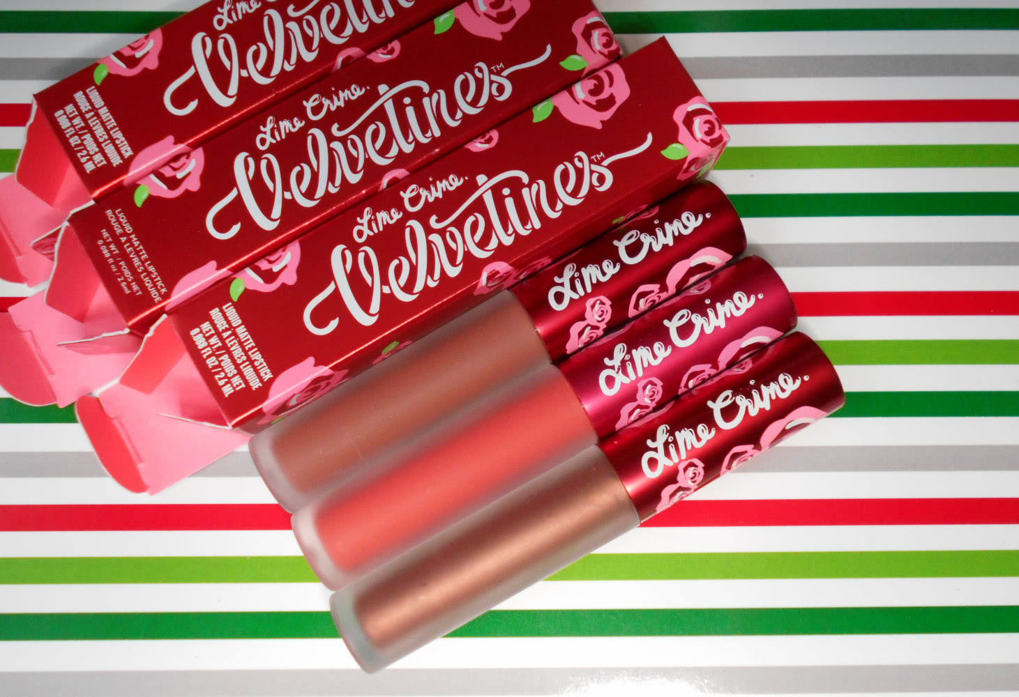 Lime Crime Velvetines (Suedeberry, Lana, Cindy)