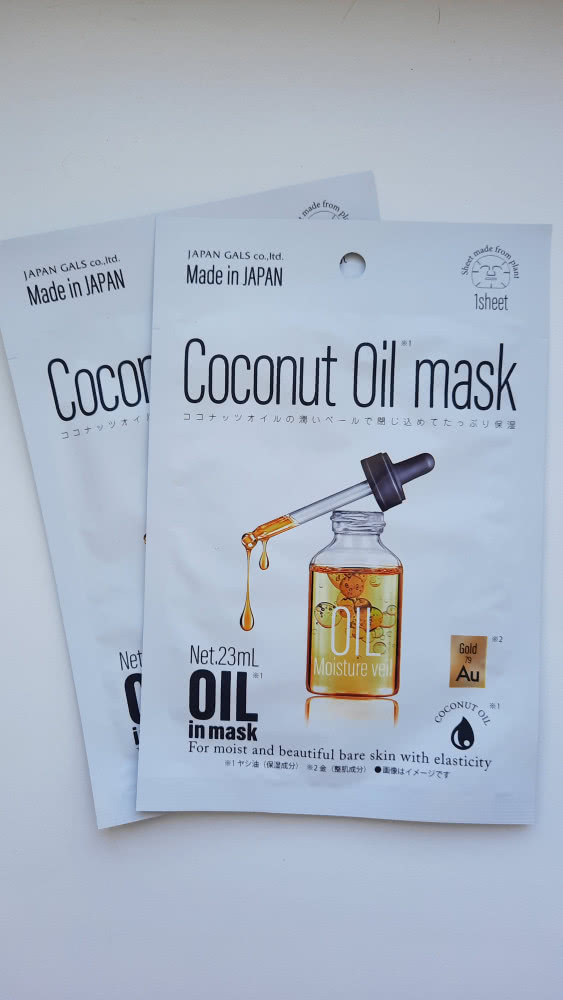 Тканевая маска Japan gals coconut oil mask