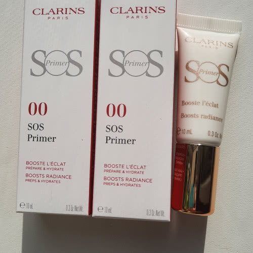 SOS Primer Clarins 00 база под макияж, придающая сияние коже