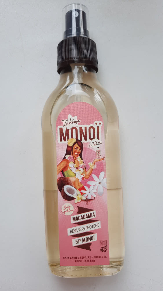 Спрей для ухода за волосами Масло монои и макадамии Vahema Monoi de Tahiti