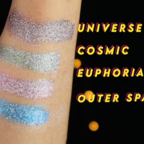 Однушка голографик The pastel roses Holo Sparkle Pressed Shadow - Outer Space