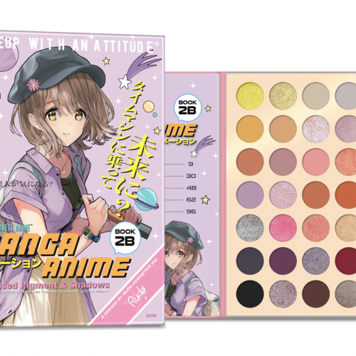 Палетка теней Rude Manga Anime 35 Pressed Pigment & Shadows Book 2B