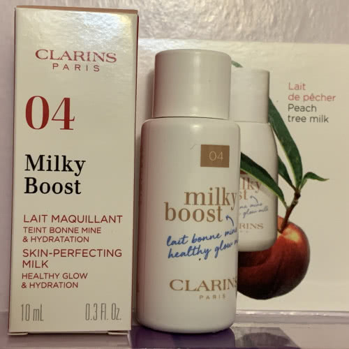 Миниатюра Clarins Milkshake Milky Boost Fluid Оттеночный флюид для лица | 4 auburn 10 мл