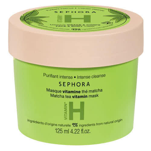 Sephora Маска для лица глубокого очищения Чай матча с витамином H