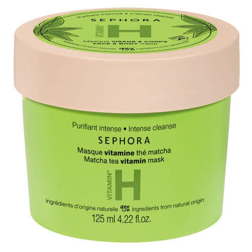 Sephora Маска для лица глубокого очищения "Чай матча" с витамином H