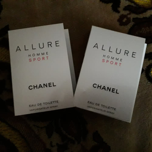 Семплы Chanel Allure homme sport, 1,5 ml, edt