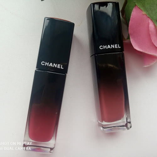 Лаковая стойкая жидкая помада Chanel Rouge Allure LAQUE