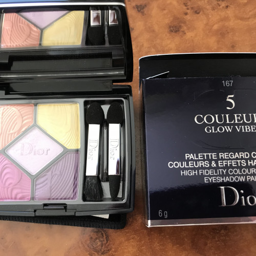 Dior 5 couleurs glow vibes eyeshadow palette//167 pink vibration (б/у 2-3 раза)