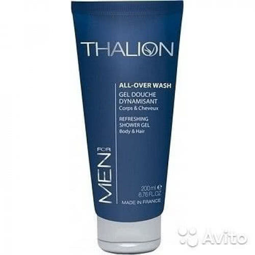 Thalion men Освежающий Гель-душ Динамизан для тела и волос