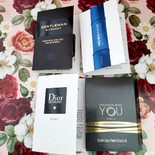 Сет пробников мужских ароматов (Armani, Dior, Givenchy, Kenzo)