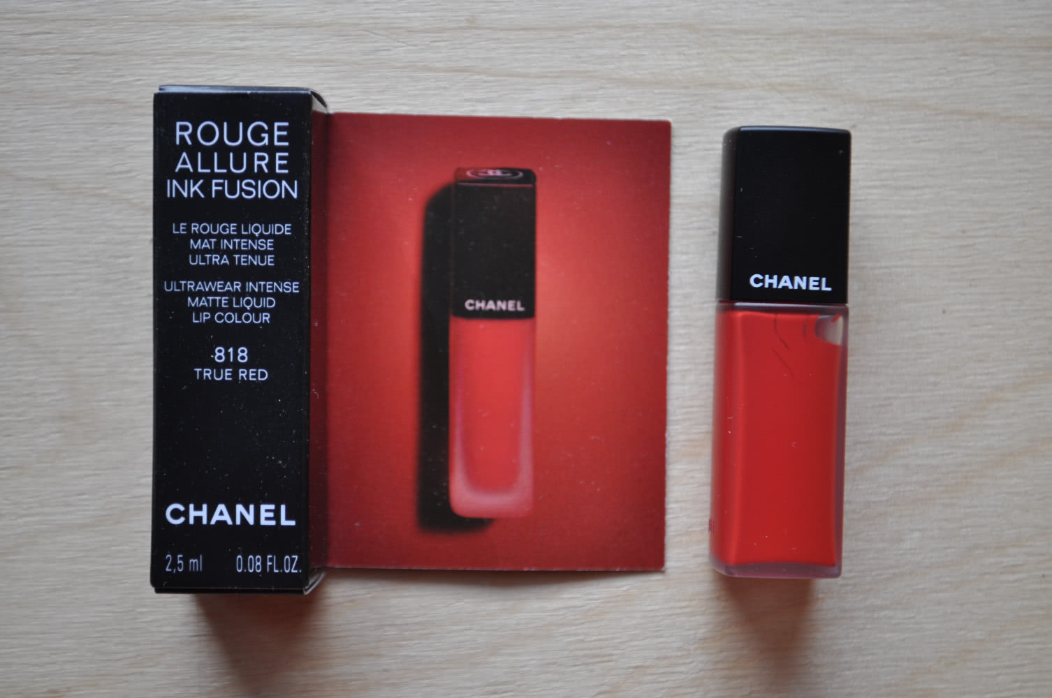 помада Chanel Rouge Allure Ink Fusion в оттенке 818 true red новая