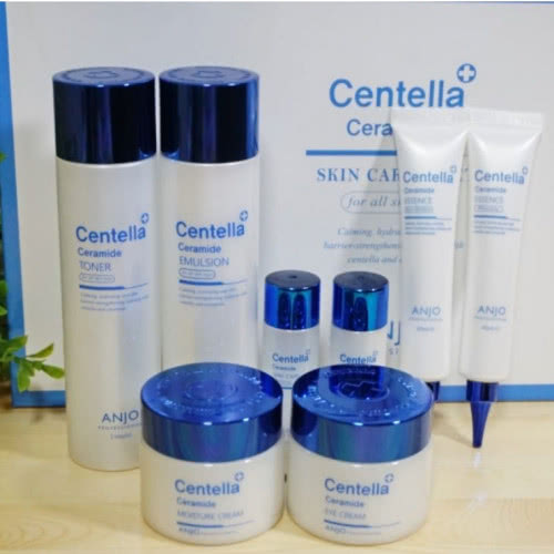 Уходовый набор за кожей лица с центеллой и керамидами Anjo Professional Centella Ceramide Skin