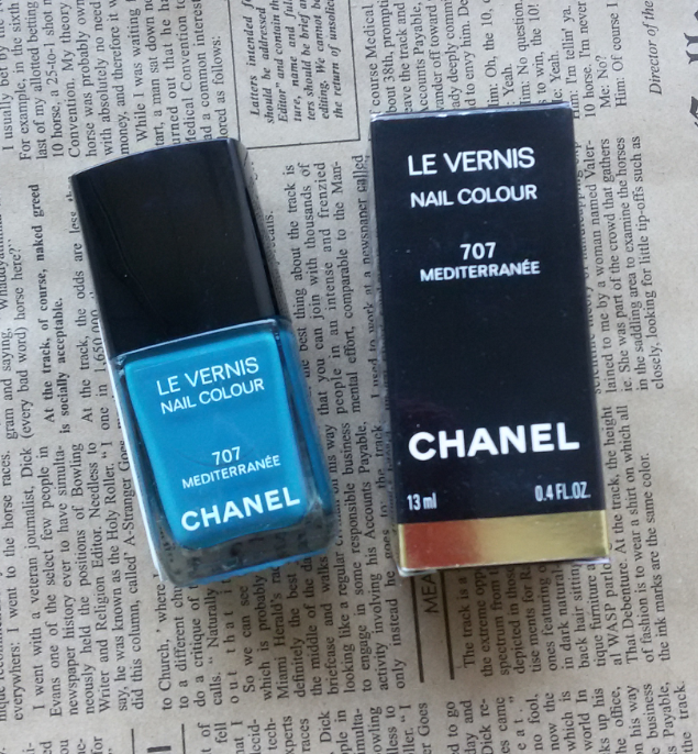 Новый лак Chanel Le Vernis #707 Mediterranee