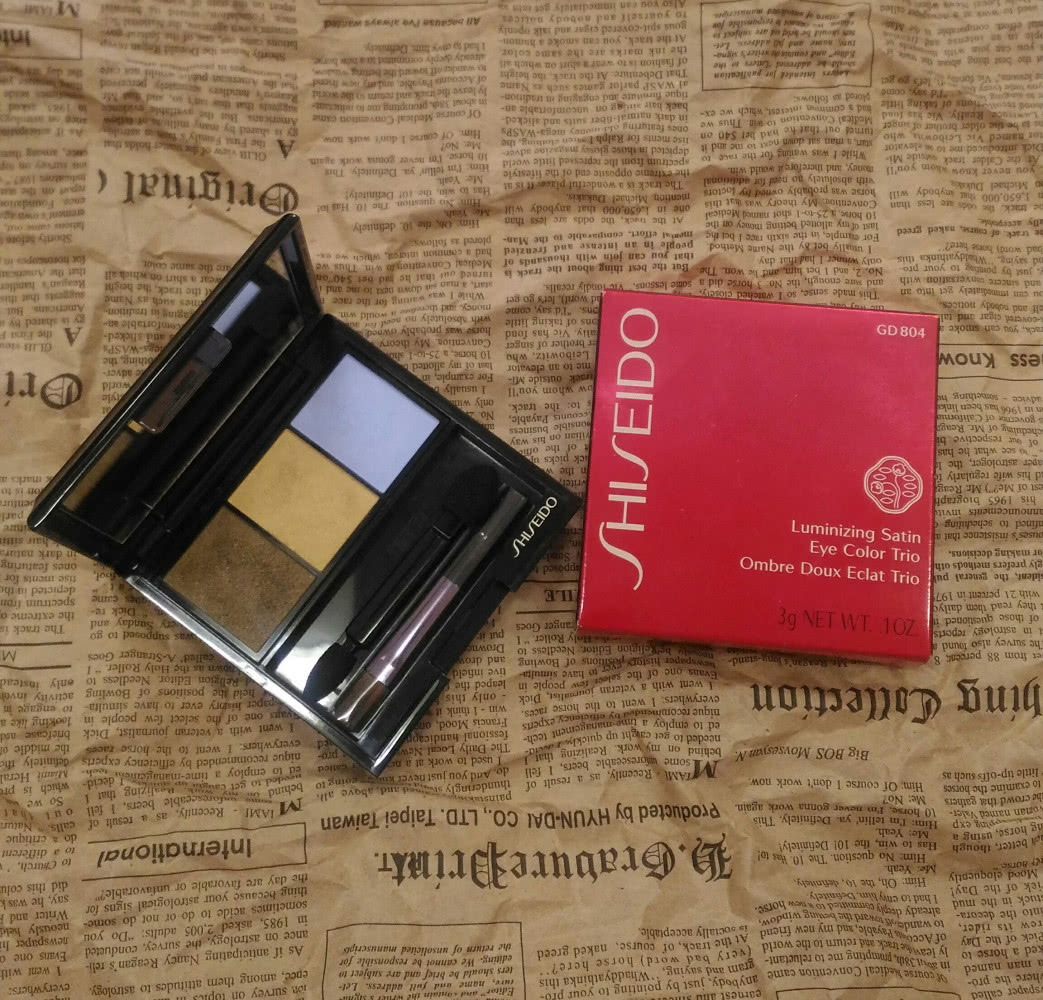 Sale! Shiseido тени- трио GD804