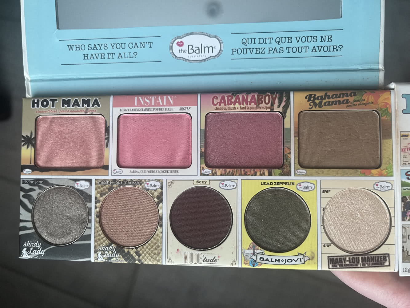 Палетка The balm, In theBalm of Your Hand - Greatest Hits Vol. 1