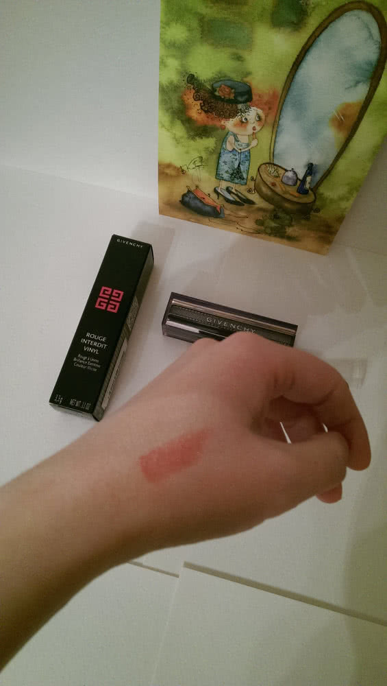 Помада-блеск Givenchy rouge interdit vinyl lipstick № 13