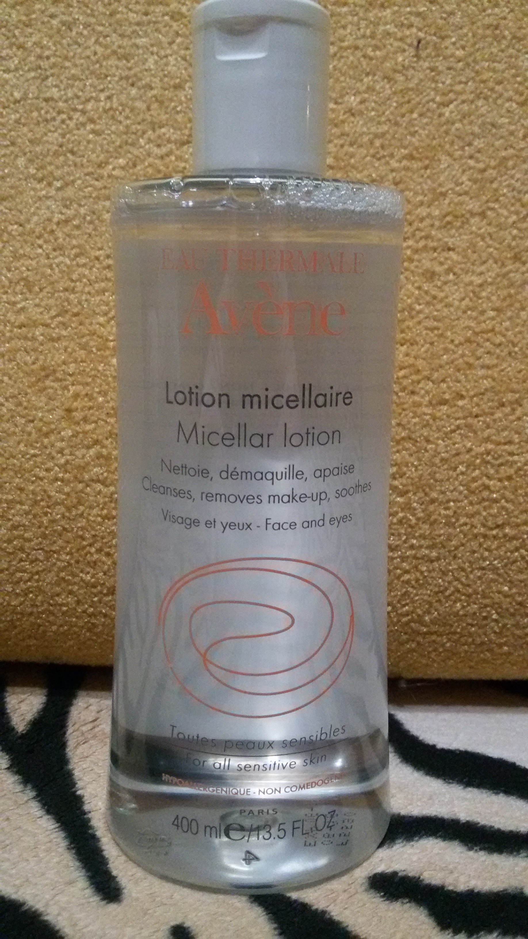 Очищающий мицеллярный лосьон Avene cleansing micellar lotion 400мл