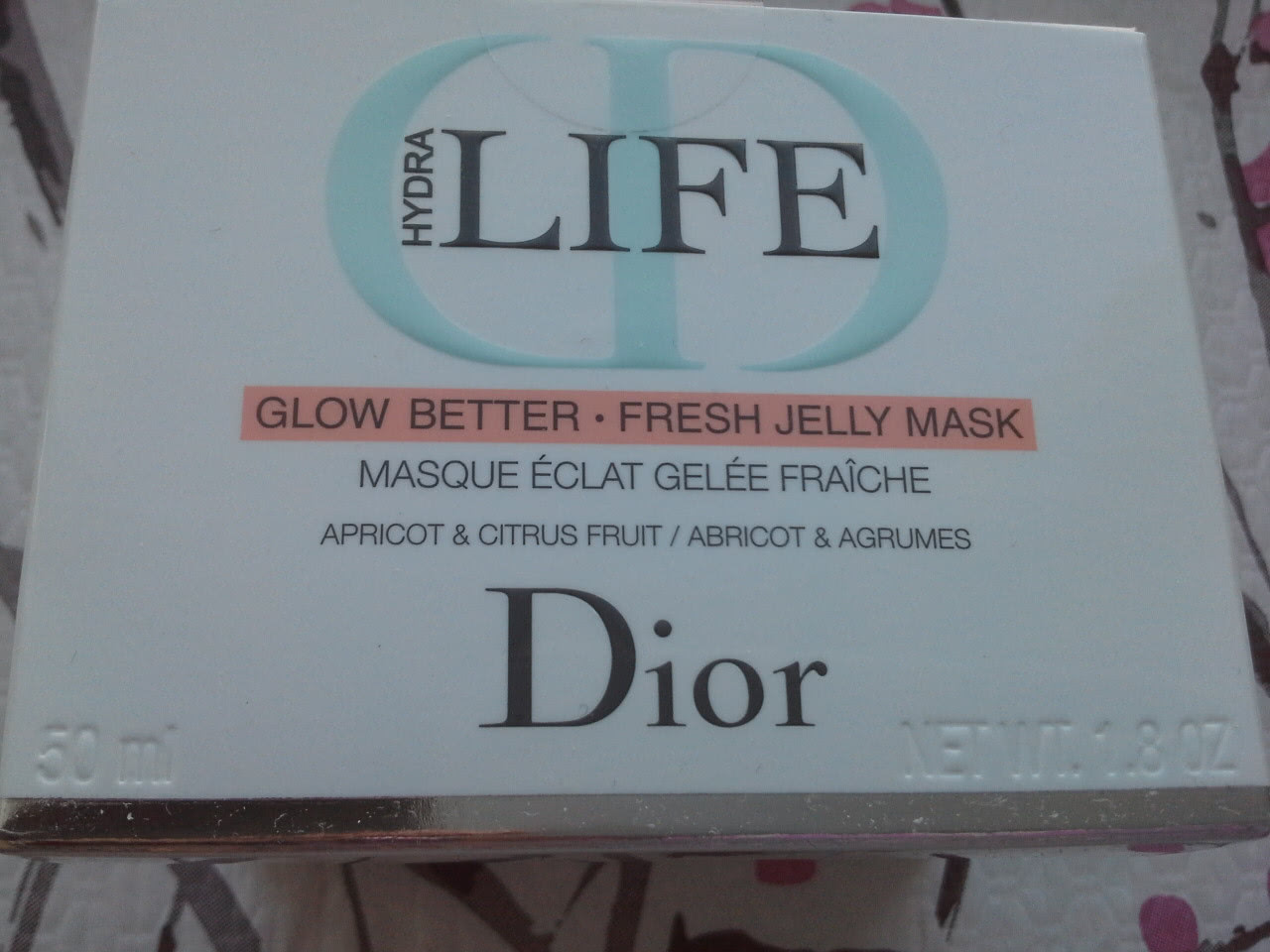 Диор, осветляющая маска-желе для лица