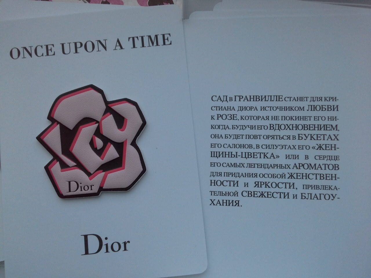Наклейка Диор "сад в Гранвилле"