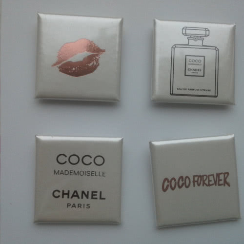Шанель, набор значков Coco Mademoiselle