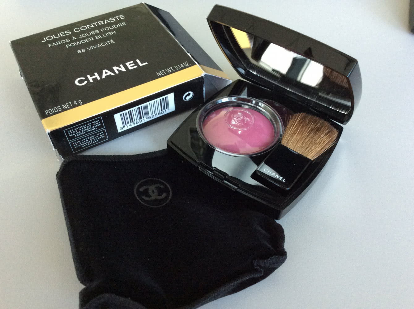 Chanel vivacite 88, foschia rosa 430,rose initial 72