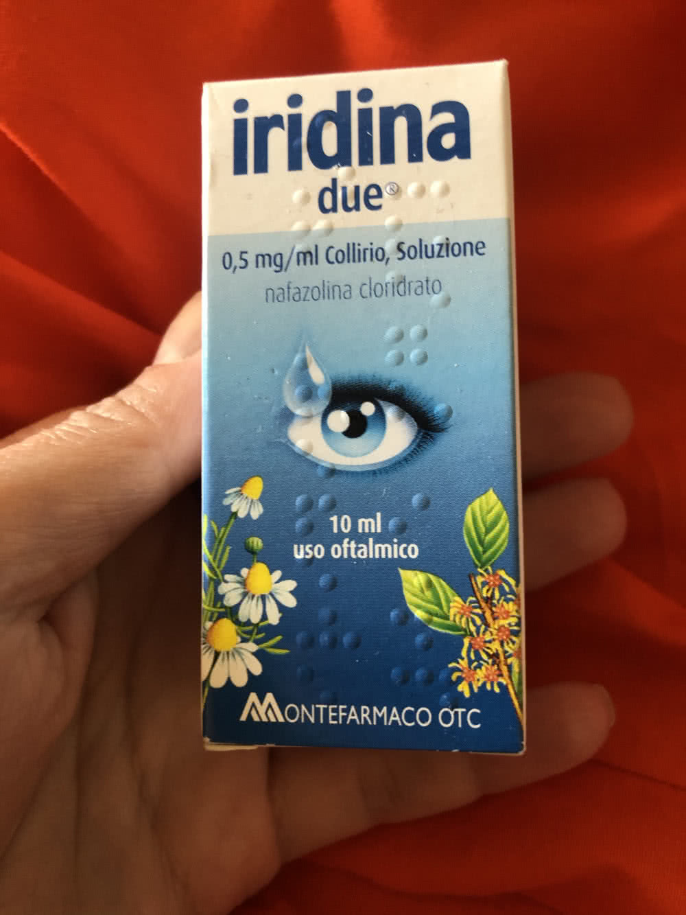 Iridina, увлажняющие капли для глаз