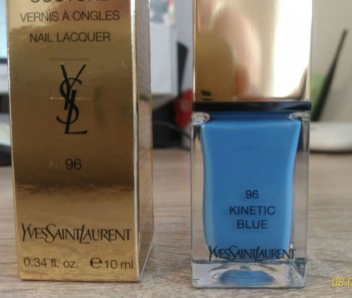 Лак для ногтей YSL № 96 KINETIC BLUE