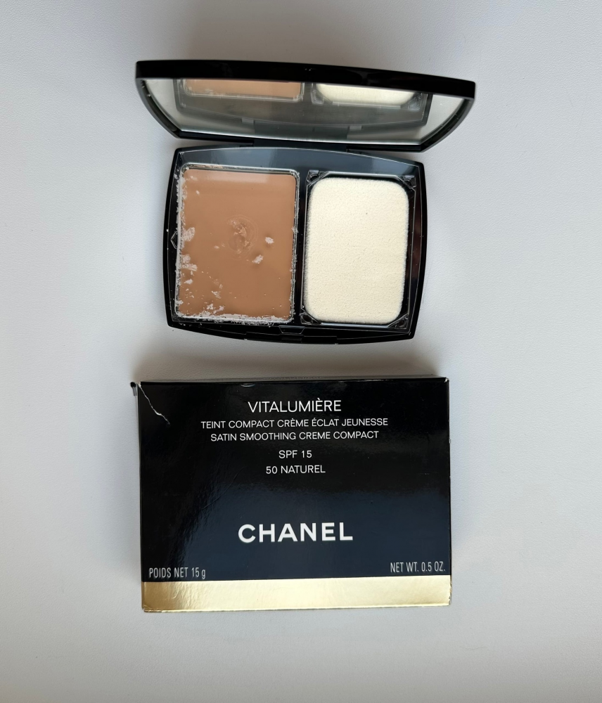 Chanel тональный крем компакт 50 naturel