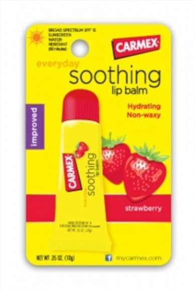 Carmex Soothing Original Lip Balm  Strawberry Tube