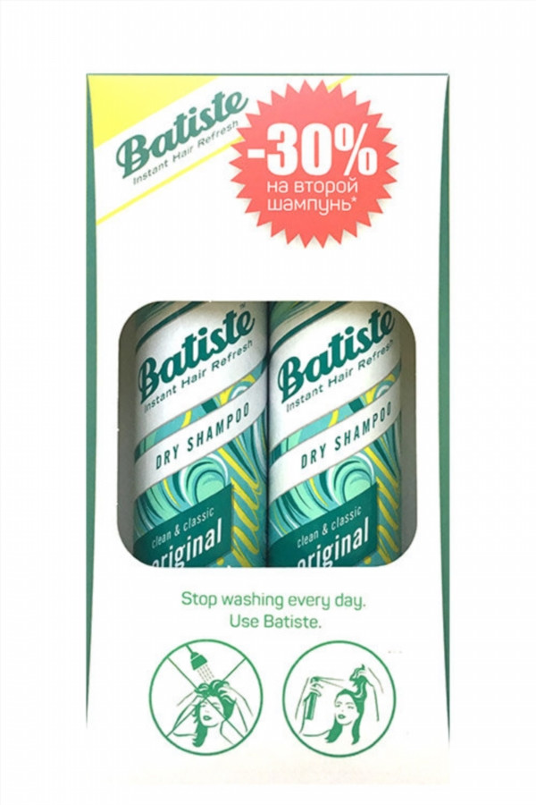Batiste Dry Shampoo Duo Pack Original&Original