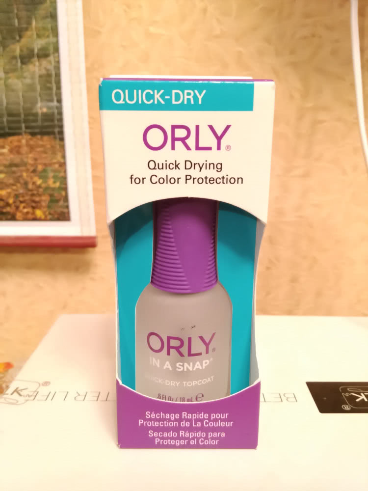 Новая сушка для лака ORLY quick drying for color protection 18 ml