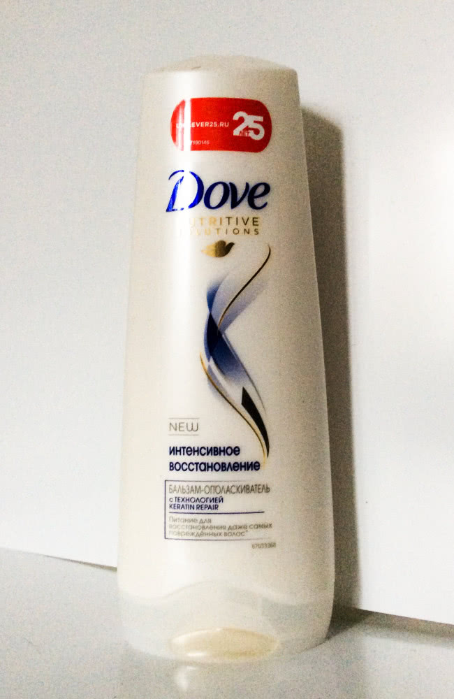 Бальзам-ополаскиватель для волос Dove интенсивное восстановление