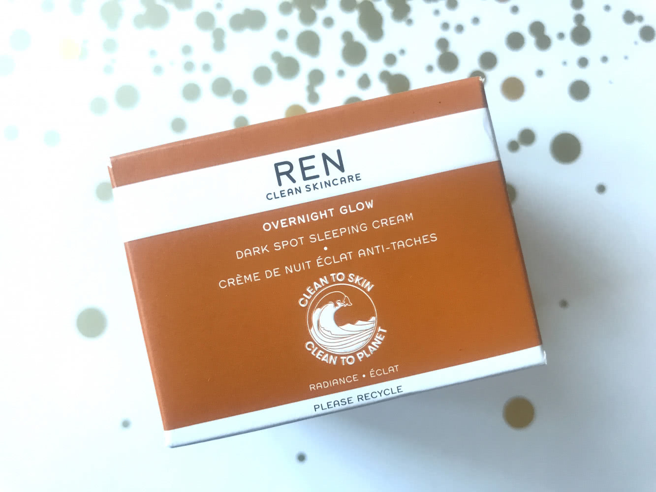 Крем для лица Ren Overnight Glow Dark Spot Sleeping Cream