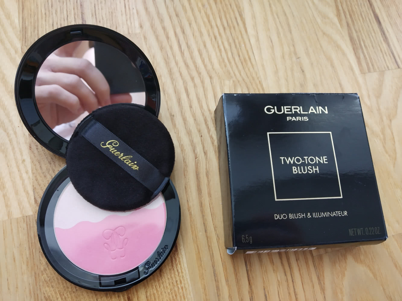Guerlain two-tone blush 02 neutral pink