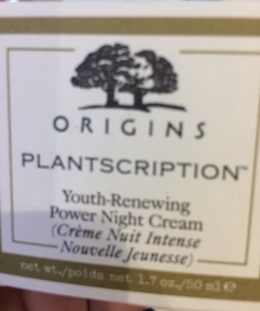 Origins Plantscription Youth-Renewing Power Night Cream Антивозрастной ночной крем для лица