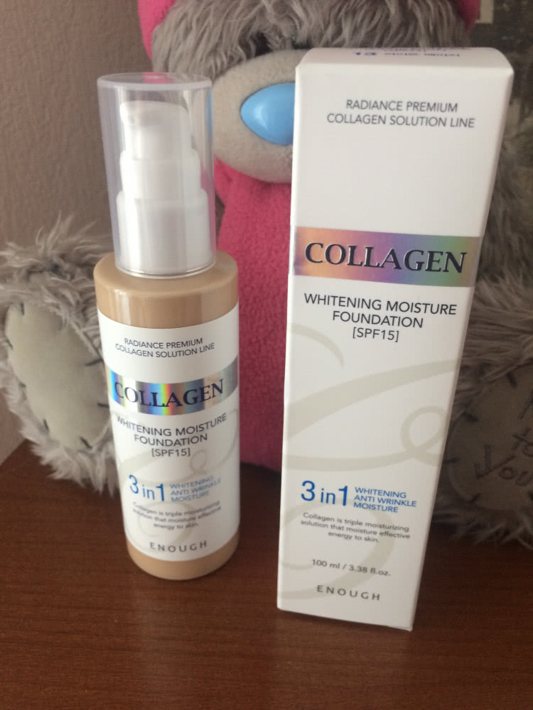 Collagen whitening moisture foundation 3 in 1 описание