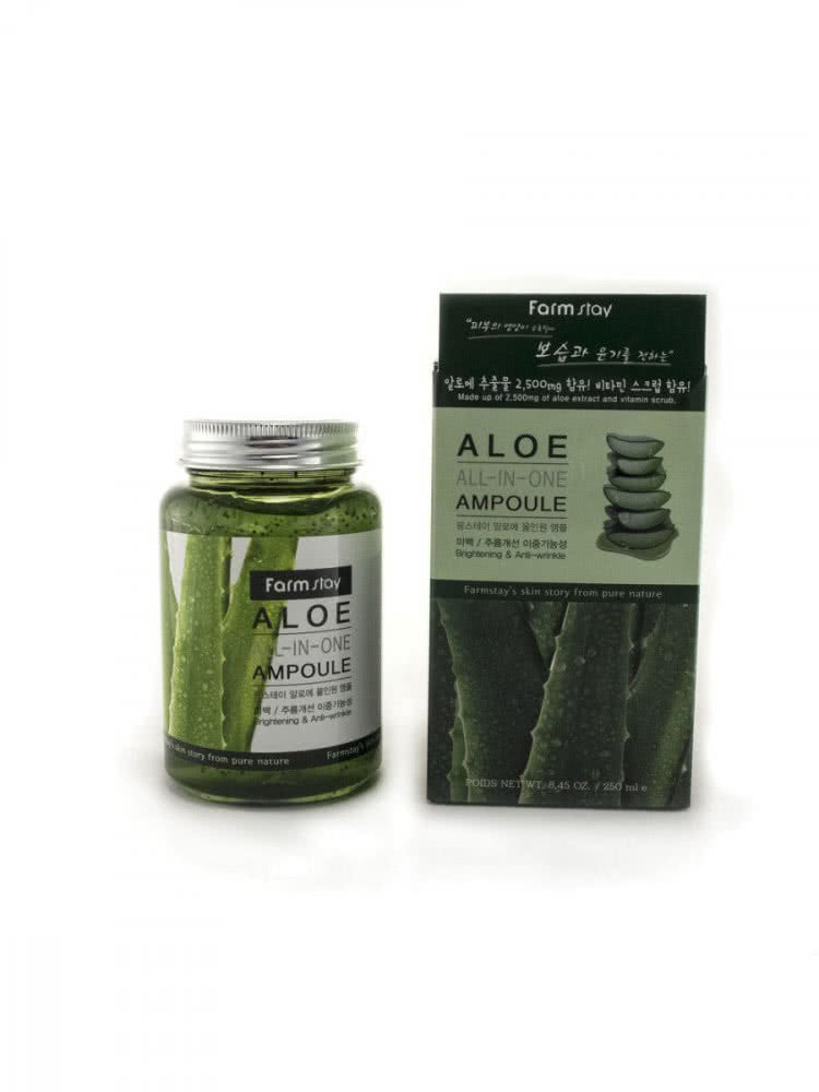Cыворотка с экстрактом алоэ FarmStay Aloe All-In-One Ampoule