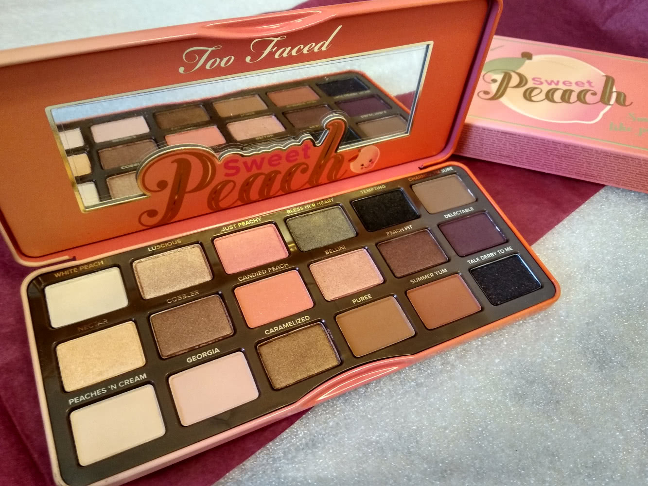 Палетка Sweet Peach collection TOO FACED