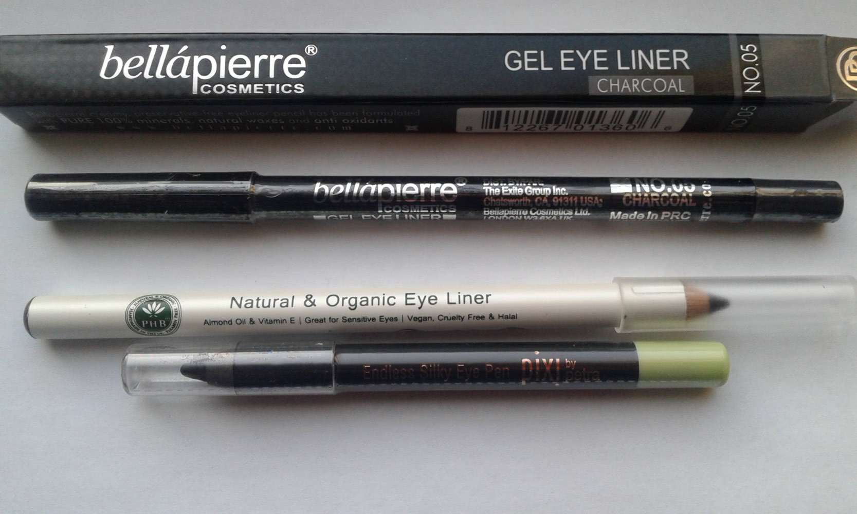 Новый карандаш для глаз PIXI Mini-Endless Silky Eye Pen Black Noir