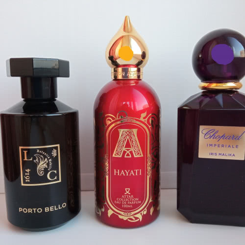 Поделюсь ароматами Attar Collection Hayati, Chopard Iris Malika, Le Couvent des Minimes Porto Bello