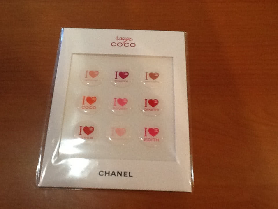 Коллекционный набор наклеек Chanel Rouge Coco