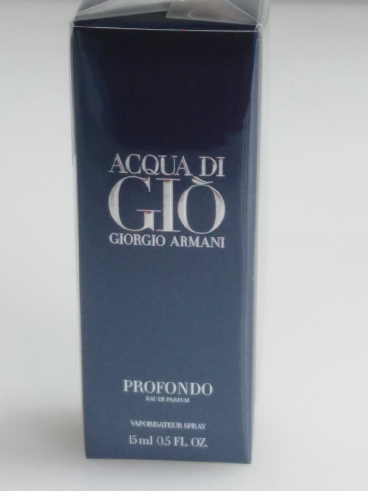 Giorgio Armani Дорожная версия нового аромата Acqua di Gio Profondo 15 мл