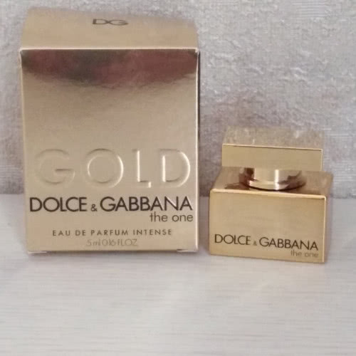 DOLCE&GABBANA THE ONE GOLD INTENSE Парфюмерная вода  5 мл.