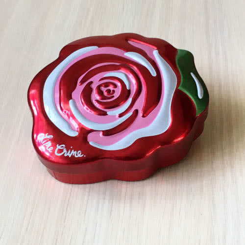 Железная коробочка-роза Lime Crime (красная)