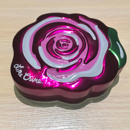 Железная коробочка-роза Lime Crime (розовая)