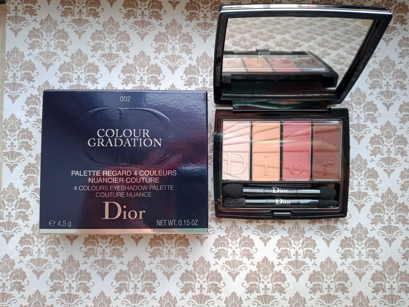 Dior Colour Gradation 4 Colours Eyeshadow Palette 002 Coral Gradation